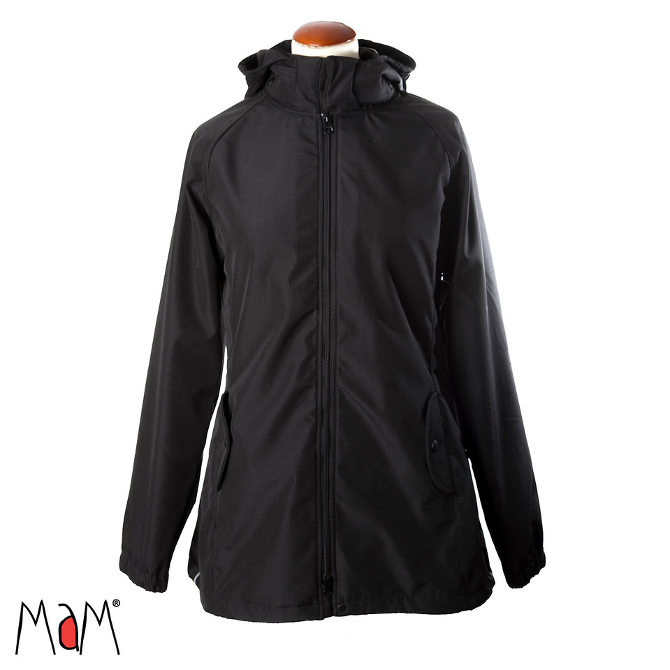 MaM All-Season Combo Babywearing Jacket 3-in-1, Black