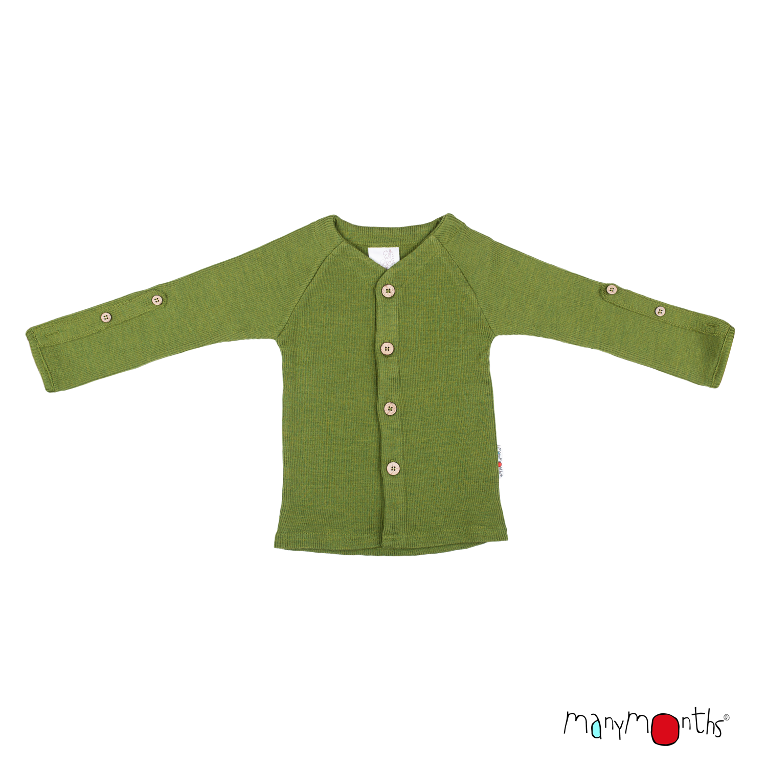 moss green cardigan