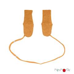 ManyMonths Natural Woollies Long Cuff Baby Mittens