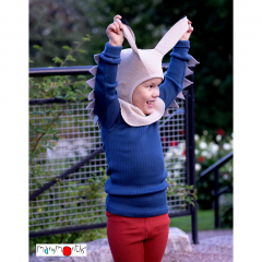 ManyMonths Natural Woollies Elephant Hood with Bunny Ears UNiQUE