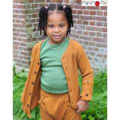 ManyMonths Natural Woollies Cardigan with Adjustable Sleeves