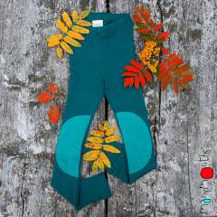 ManyMonths Natural Woollies Unisex Leggings with Knee Patches