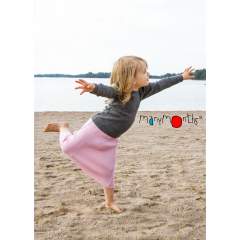 ManyMonths Natural Wool Dress/Skirt Soft Winter Rose