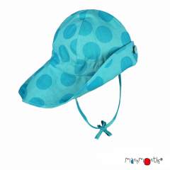 ManyMonths ECO Hempies Adjustable Summer Hat Light, Innovator/Enthusiast, Big Dots Turquoise