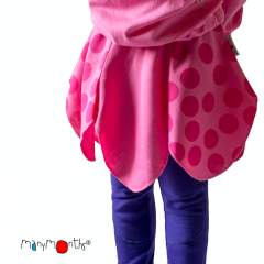ManyMonths ECO Hempies Bellflower Skirt UNiQUE, Adventurer/Conqueror, Big Dot Pink