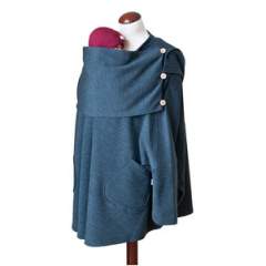 MaM Äiskä Babywearing Poncho, Wool/Cotton