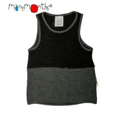 ManyMonths Natural Woollies Thermal Under/Over Top with Pocket UNiQUE