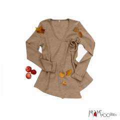 MaM Natural Woollies Wrap Cardigan
