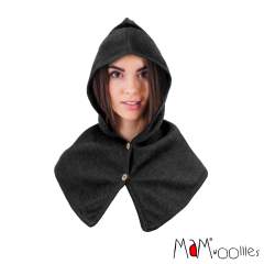 MaM/ManyMonths Natural Woollies Coconut Button Balaclava
