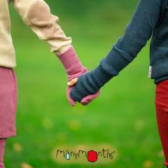 MaM/ManyMonths Natural Woollies Long Fingerless Mittens