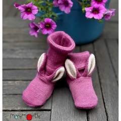 ManyMonths Natural Woollies Bunny Booties UNiQUE