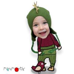 ManyMonths Natural Woollies Dino (Earflap) Beanie UNiQUE