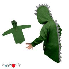 ManyMonths Natural Woollies Dino Hoodie with Big Pocket UNiQUE