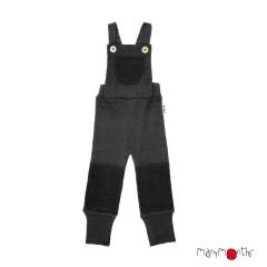 ManyMonths Natural Woollies Dungarees with Knee Patches UNiQUE