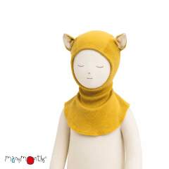 ManyMonths Natural Woollies Elephant Hood with Fox Ears UNiQUE