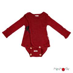 ManyMonths Natural Woollies Kimono Body/Shirt with Foldover Sleeves