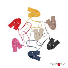 ManyMonths Natural Woollies Long Cuff Baby Mittens