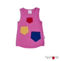 ManyMonths Natural Woollies Thermal Under/Over Top with Gem Pockets