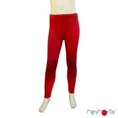 ManyMonths Natural Woollies Unisex Leggings with Heart Patches,