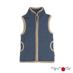ManyMonths Natural Woollies Zip Gilet with Pockets