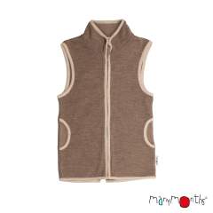 ManyMonths Natural Woollies Zip Gilet with Pockets